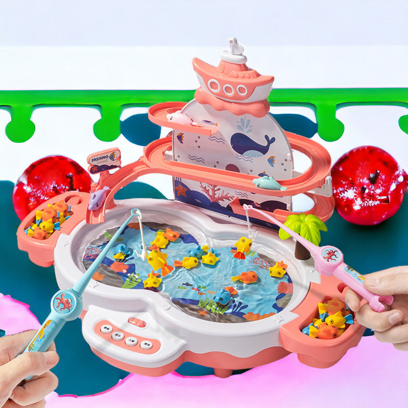 Kids Electric Fishing Pool Toy - Magnetism Fishing Game for Baby MamabBabyLand