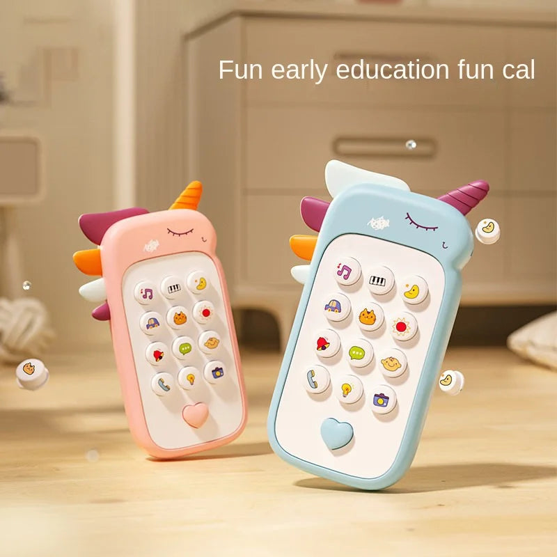 Baby Phone Toy - Music Telephone Sleeping Toys With Teether Simulation MamabBabyLand