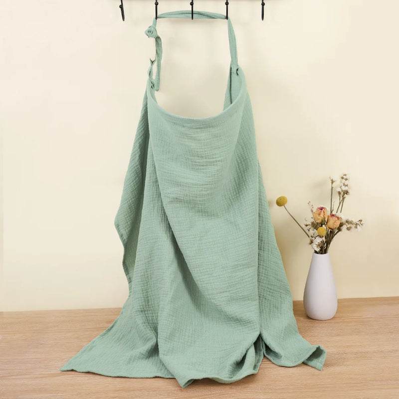 Breathable Breastfeeding Cover - Adjustable Nursing Apron - Outdoor Privacy Cove MamabBabyLand