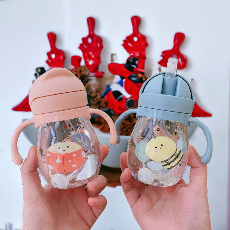 350ml Baby Bottles Drinking Cup Feeding Bottle - Kids Drinking Milk Water Dual Use Bottle MamabBabyLand