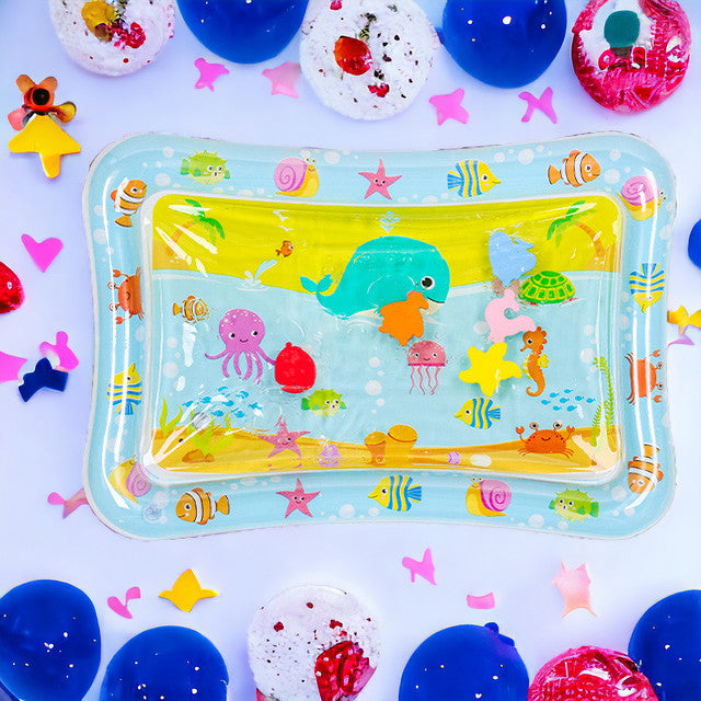 36 Designs Baby Kids Water Play Mat - Inflatable PVC Infant Playmat - Toddler Water Pad MamabBabyLand