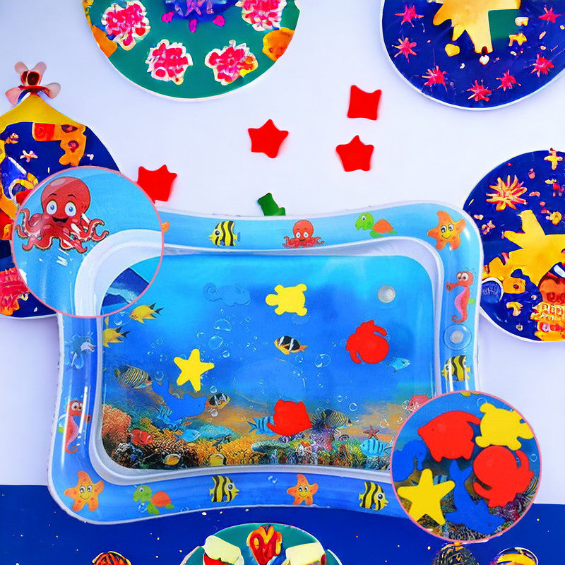 36 Designs Baby Kids Water Play Mat - Inflatable PVC Infant Playmat - Toddler Water Pad MamabBabyLand