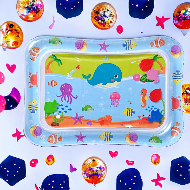 36 Designs Baby Kids Water Play Mat - Inflatable PVC Infant Playmat - Toddler Water Pad MamabBabyLand