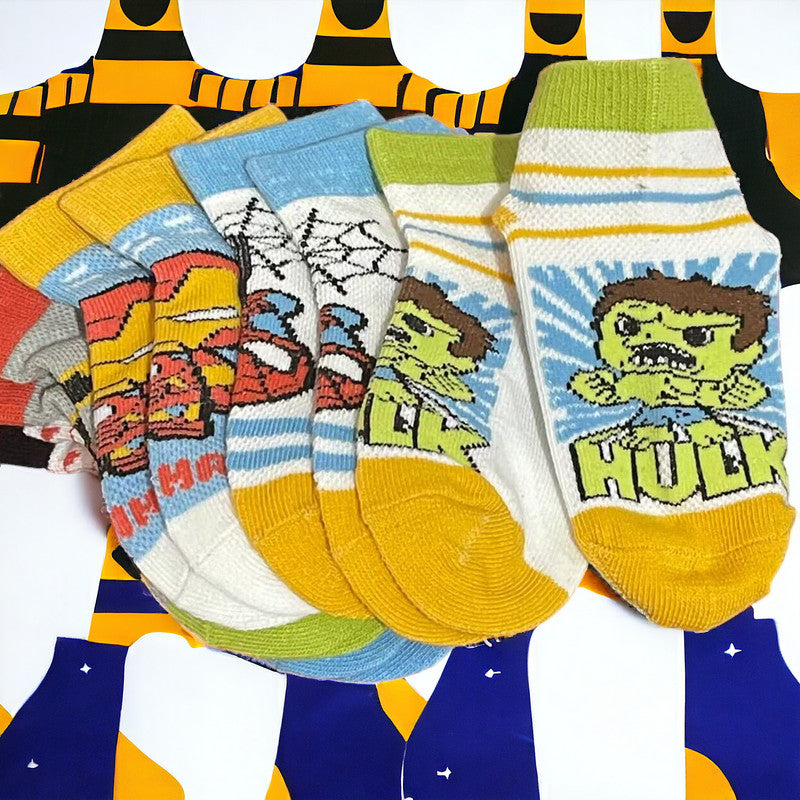 5 Pair Disney Cute Cartoon Soft Short Socks for Kids - Mickey Fashion Socks MamabBabyLand