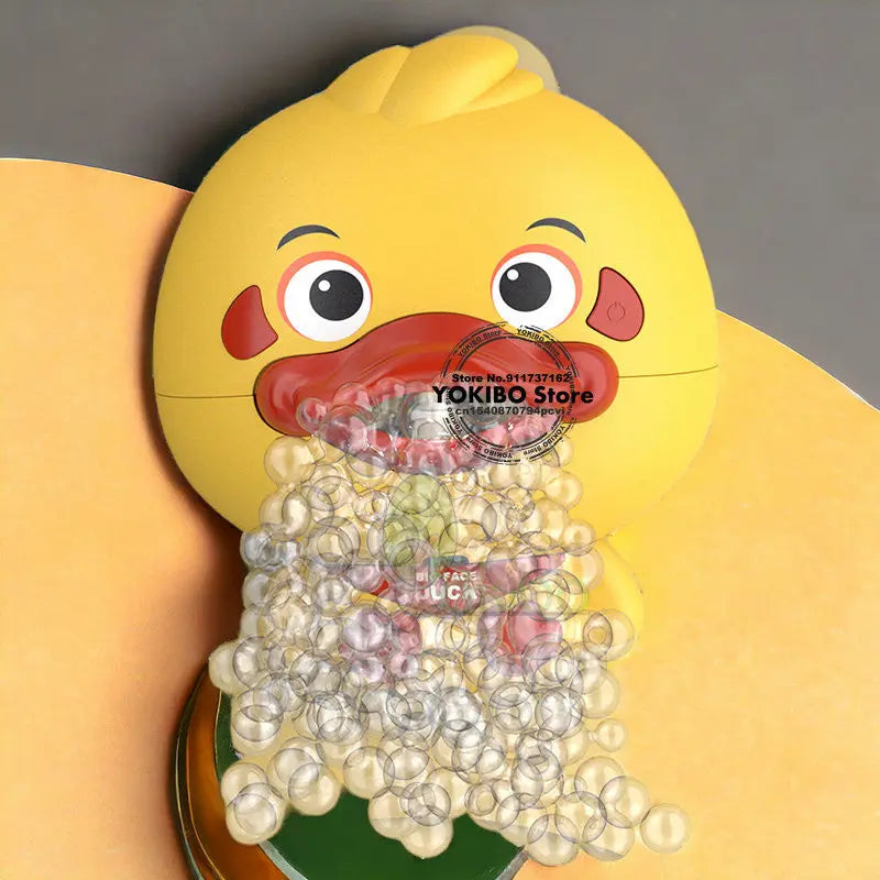 Bubble Machine Duck Kids Bath Toy - Bathtub Automatic Bubble Maker MamabBabyLand