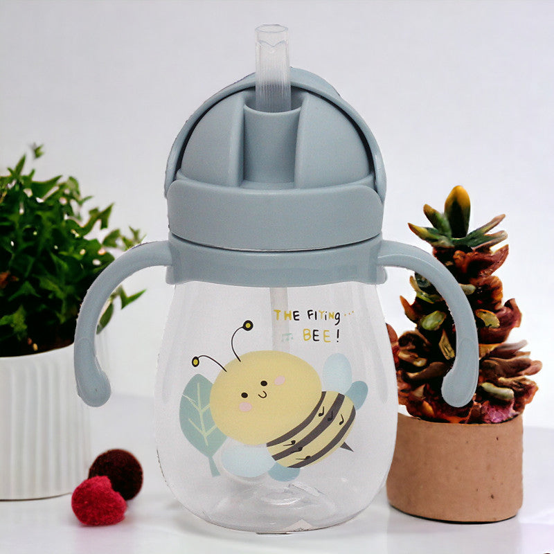 Baby Straw Water Cup - Cute Anti-Choking Kindergarten Water Cup With Gravity Ball MamabBabyLand