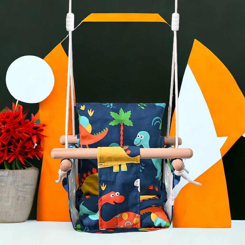 Baby Indoor Dinosaur Swing Toy - Garden Cotton Swing Chair For Kids MamabBabyLand