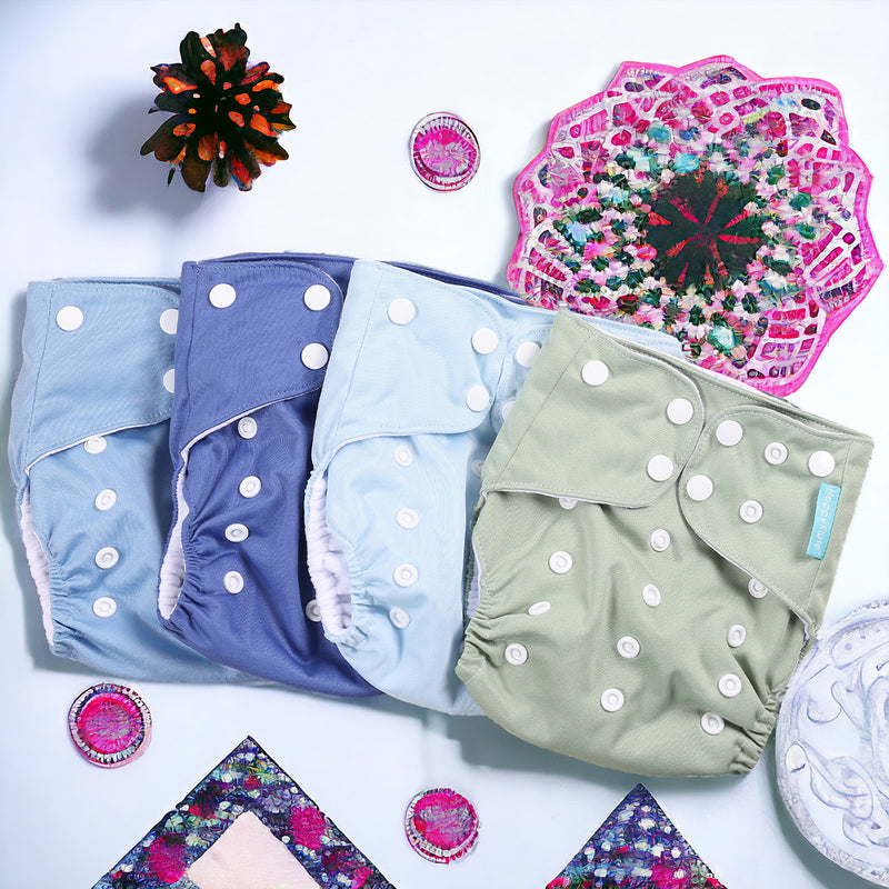 Premium Eco-Friendly Cloth Diapers - Ecological Reusable Baby Diapers MamabBabyLand