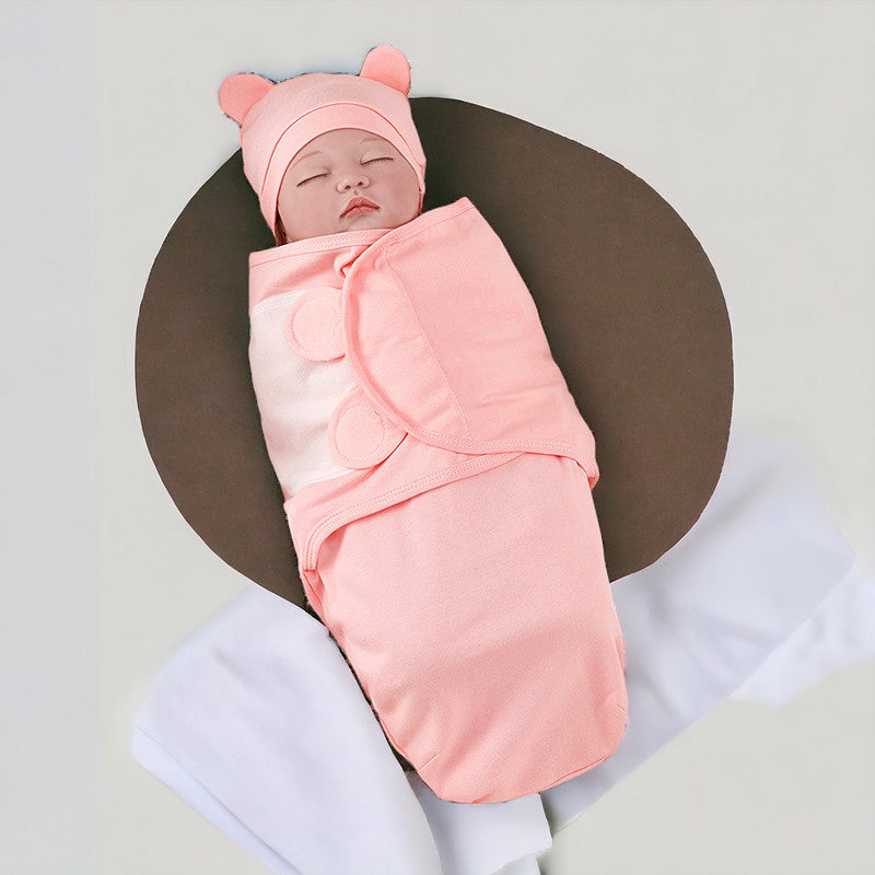 Newborn Sleeping Bag - Adjustable Cotton Newborn Swaddle Wrap MamabBabyLand