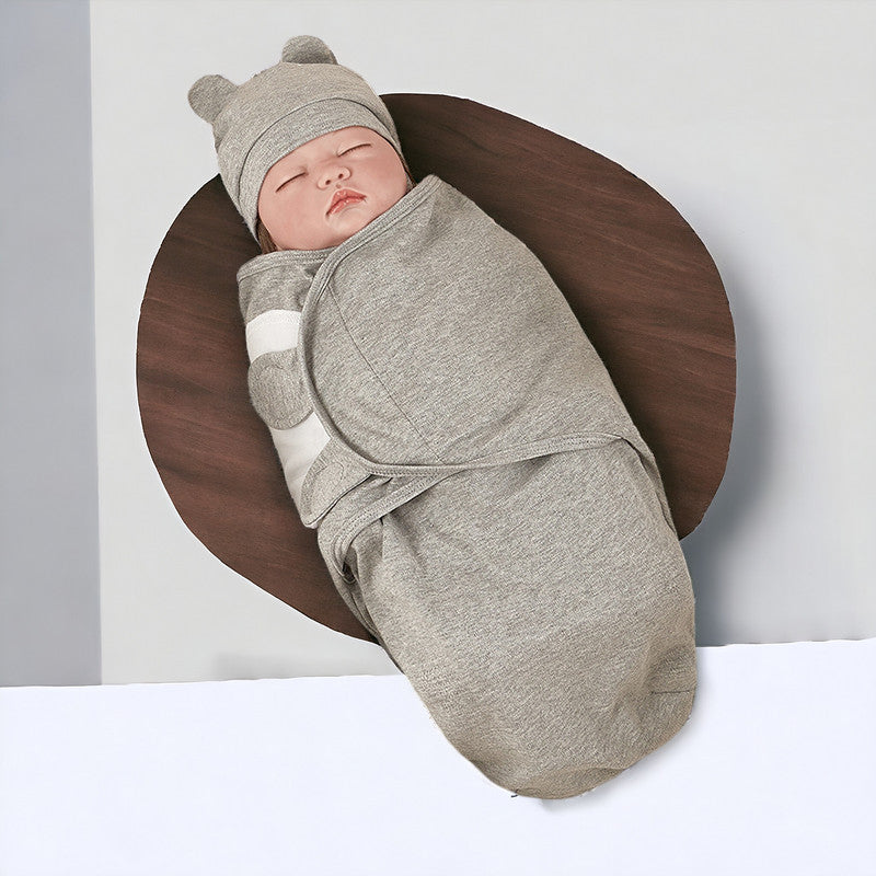 Newborn Sleeping Bag - Adjustable Cotton Newborn Swaddle Wrap MamabBabyLand