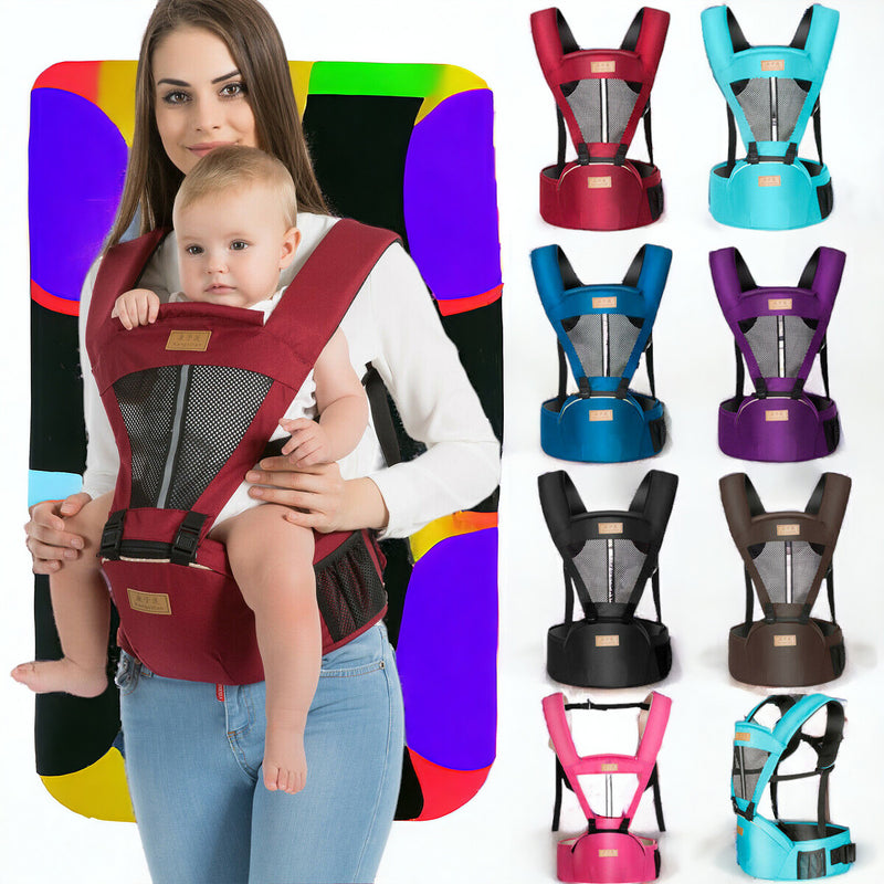 Kangaroo Newborn Baby Carrier - Portable Sling Wrap Infant Hipseat MamabBabyLand