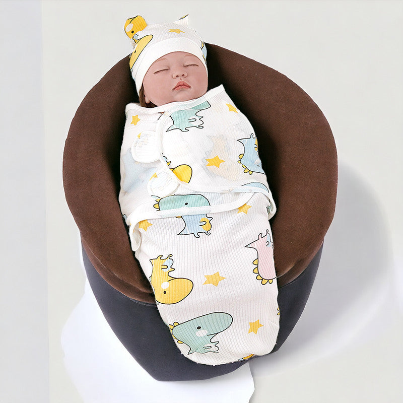 Newborn Sleeping Bag - Adjustable Cotton Newborn Swaddle Wrap MamabBabyLand