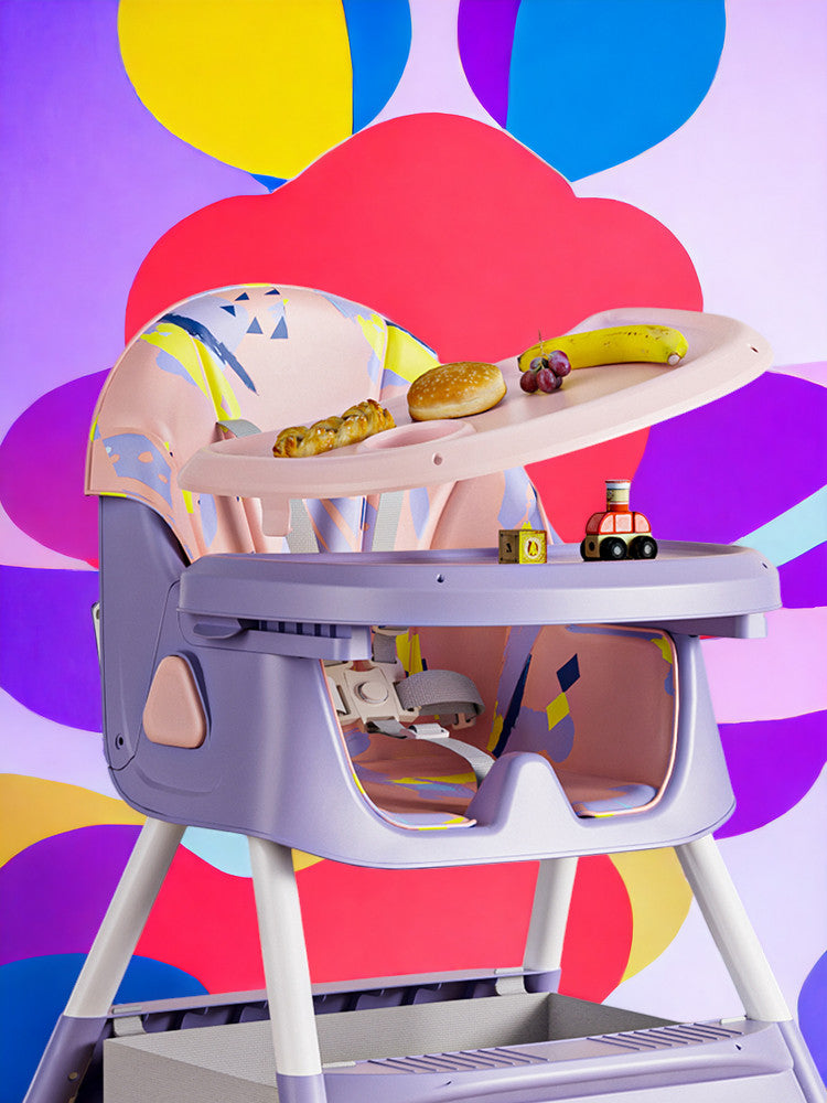 Baby High Chair to Eat - Reclining Infant Baby Eating Chair With Bib MamabBabyLand