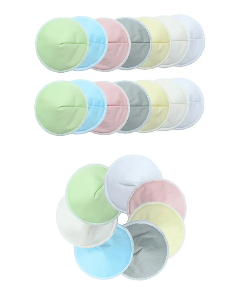 8Pcs Organic Washable Breast Pad Breastfeeding Nipple Pad for Maternity Reusable Nipple Covers for Breast Feeding Nursing Pads MamabBabyLand