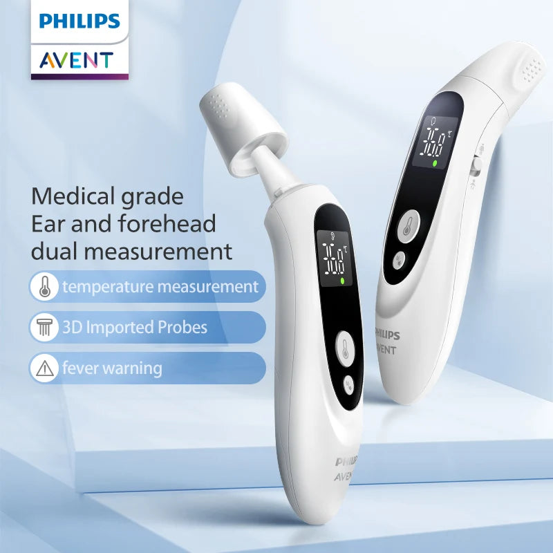 PHILIPS AVENT ear thermometer forehead thermometer two-in-one  Electronic thermometer Infant/Adult Temperature Measurement MamabBabyLand