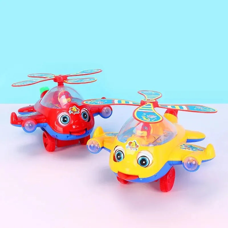 Children Walker Hand Push Airplane Toy - Kids Learning To Walk Infant Step Toy MamabBabyLand