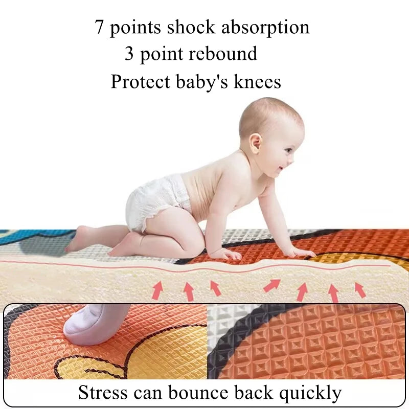 Non-toxic New EPE Environmentally Thick Baby Crawling Play Mat Folding Carpet Play Mat for Children's Mat Safety Kid Rug Playmat MamabBabyLand