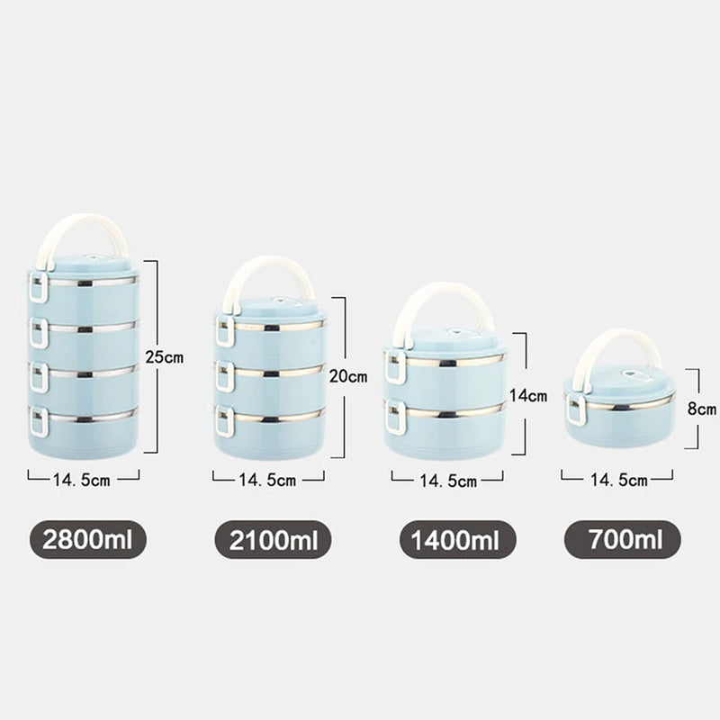 Stainless Steel Lunch Box - Children Thermal Insulation Lunch-Box MamabBabyLand