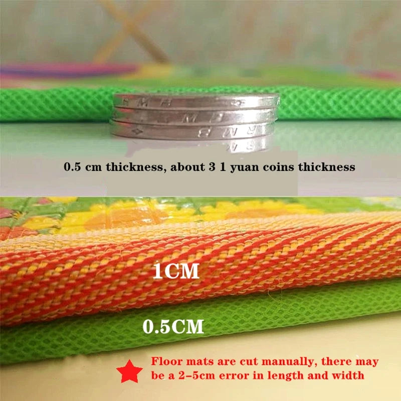 Non-toxic New EPE Environmentally Thick Baby Crawling Play Mat Folding Carpet Play Mat for Children's Mat Safety Kid Rug Playmat MamabBabyLand