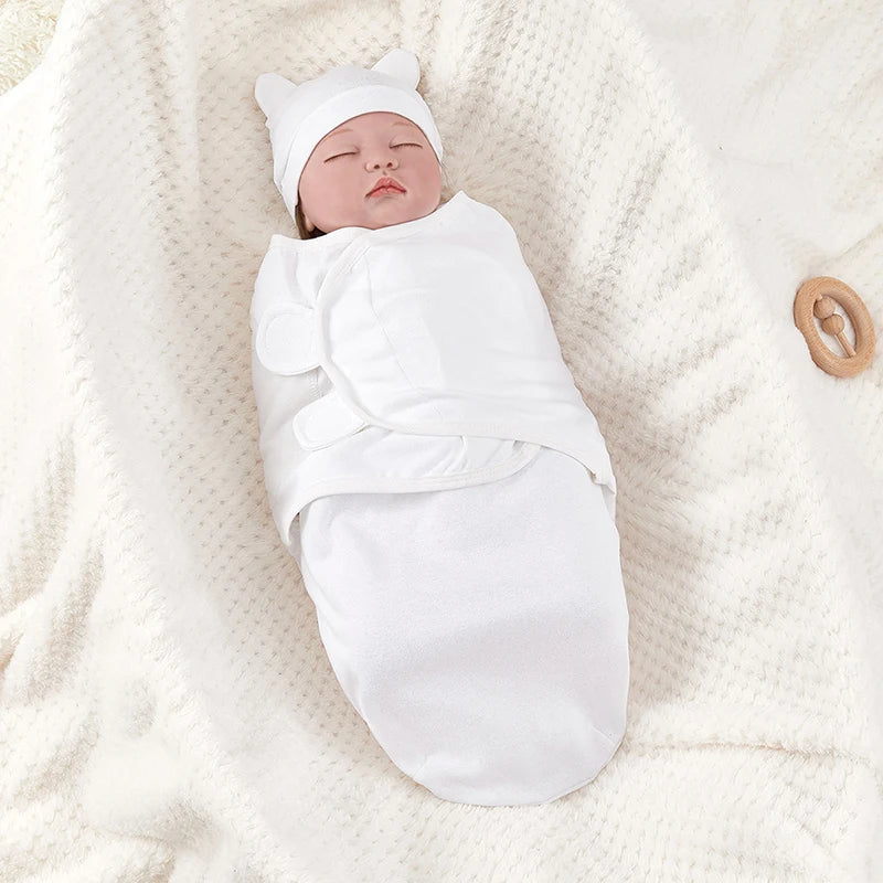 Newborn Sleeping Bag - Adjustable Cotton Newborn Swaddle Wrap MamabBabyLand