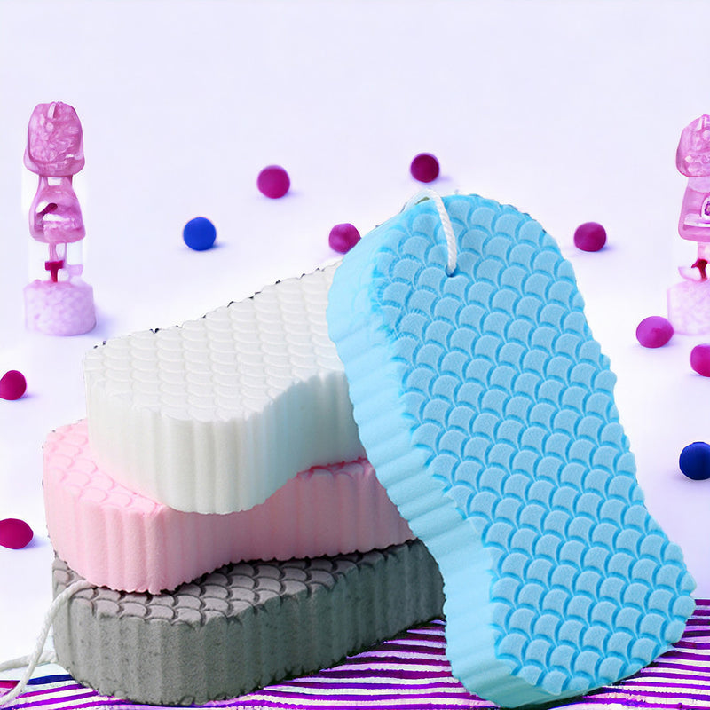 3D Sponge Bath Scrubbing Shower Brush - Body Dead Skin Remover Bathing Tool MamabBabyLand