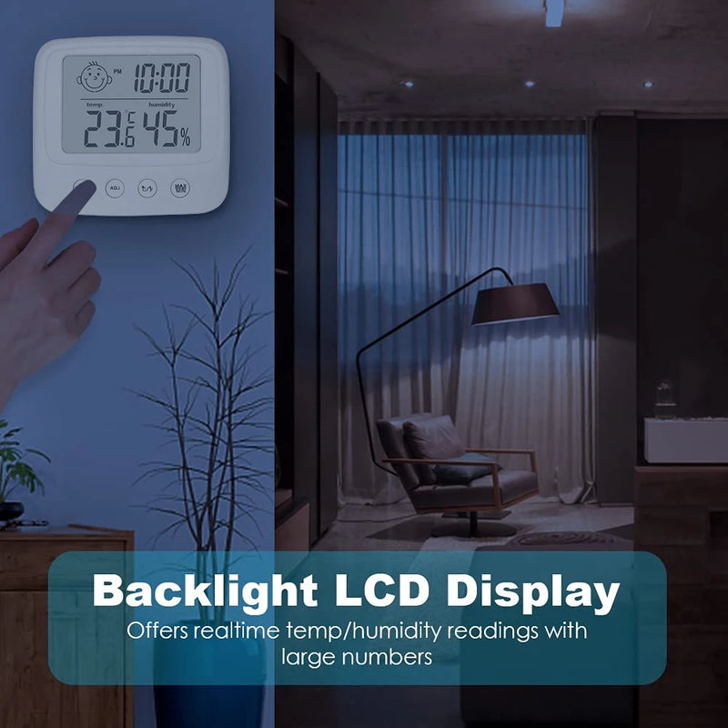 LCD Digital Thermometer Hygrometer - Backlight Temperature Meter Sensor For Kids Room MamabBabyLand