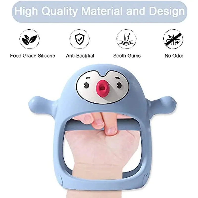 Never Drop Silicone Teething Toy for Babies - Infant Hand Teether Pacifiers MamabBabyLand