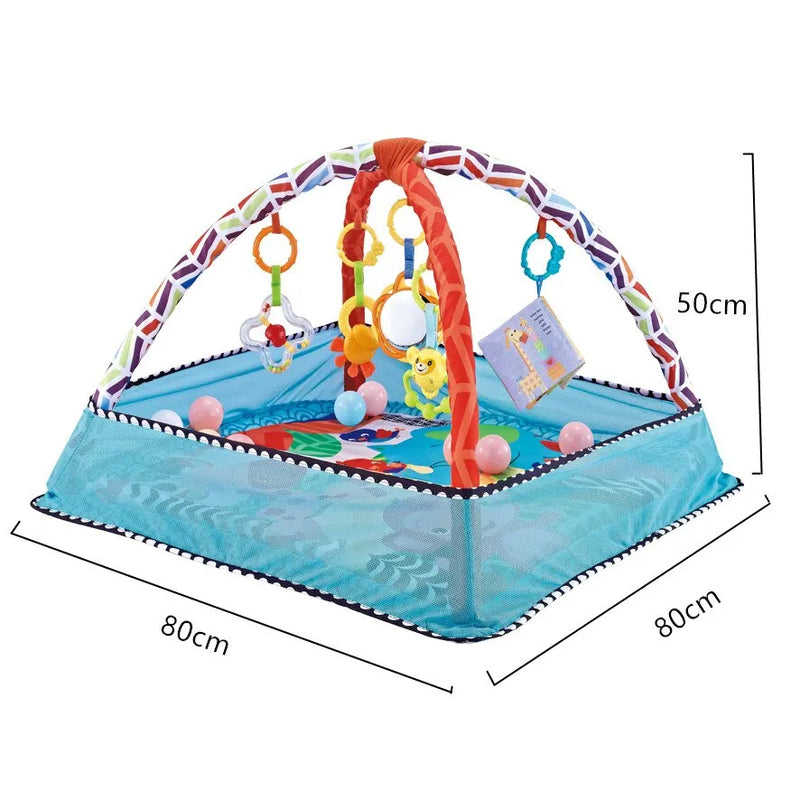 Baby Fitness Frame Crawling Play Mat - Multifunction Toddler Activity Gym Fence MamabBabyLand