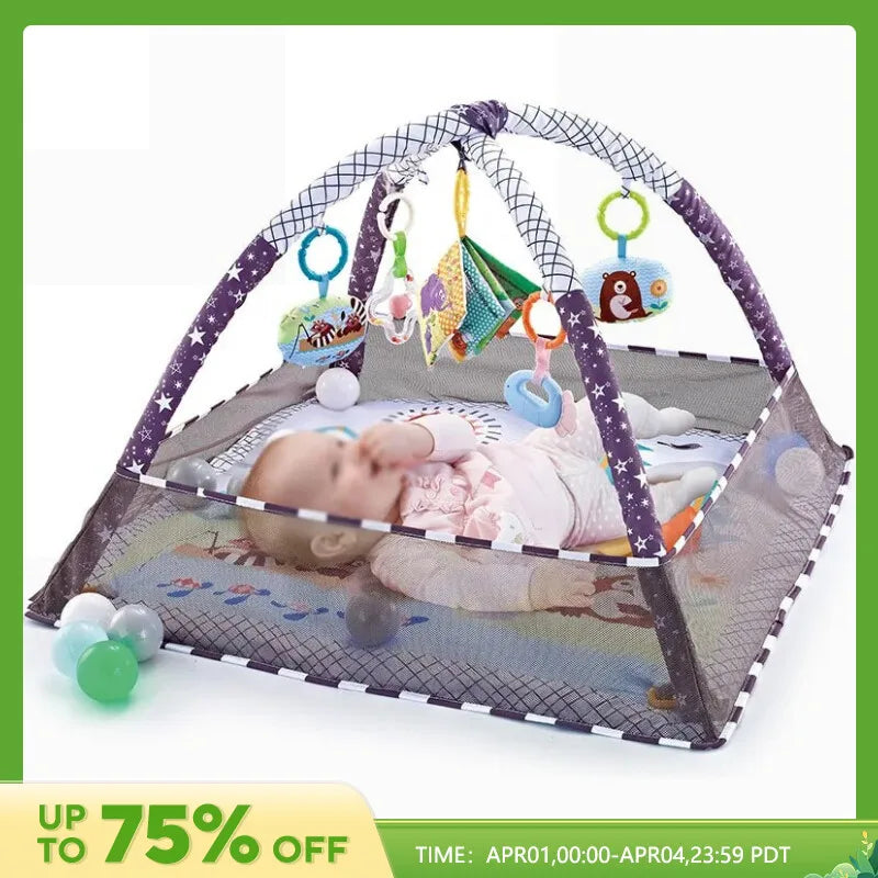 Baby Fitness Frame Crawling Play Mat - Multifunction Toddler Activity Gym Fence MamabBabyLand